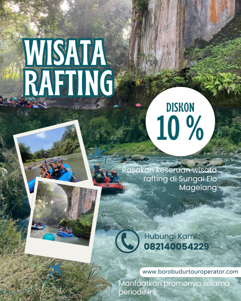 Wisata rafting sungai elo magelang